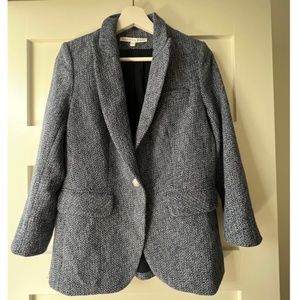 VERONICA BEARD ORCHID DICKEY TWEED BLAZER JACKET